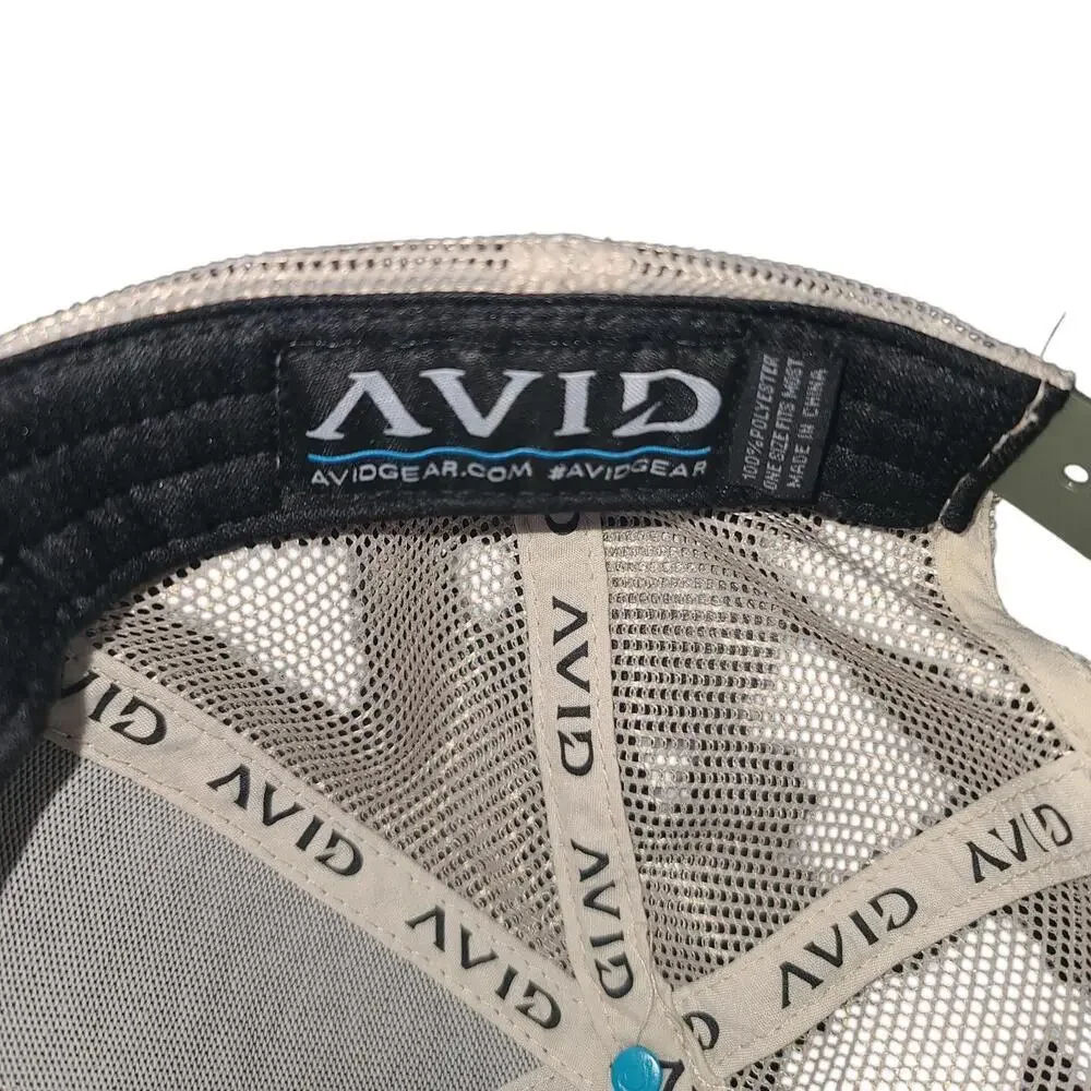 Avid Olive Green Trucker Hat with Leather Patch - Used - Picture 8 of 8